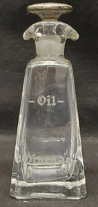 Antique Sterling Top Oil and Vinegar Cruet #1493 - Picture 1 of 12