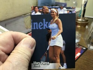 Mary Pierce 2003 NetPro Tennis Rookie Card #42