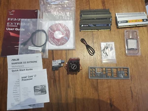 Motherboard Rampage III extreme X58, LGA 1366 DDR3 EATX, good condition. - Imagen 1 de 4