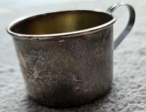 Vintage International Sterling Silver H27 Baby Cup 58 Grams - Picture 1 of 2