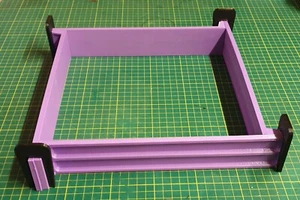 250mm square Sillicone rubber mold mould making box kit adjustable resin casting - Picture 1 of 5