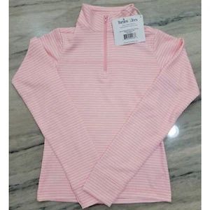Turtles & Tees Girl XS 4T Golf Caity Quarter Zip Pullover UPF 50 Pink NWT - Picture 1 of 12