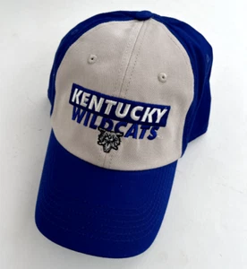 Gorra/sombrero con cierre de hebilla azul y caqui Wildcats de la Universidad de Kentucky para hombre-nuevo con etiquetas - Imagen 1 de 1