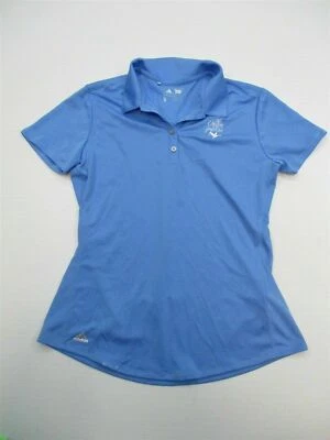 ADIDAS Polo Shirt Women's Size S Oregon Golf Club Breathable Mesh Blue Golf  - Image 1 of 4