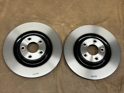 NEW OEM! 2014-2024 JAGUAR F-TYPE REAR LH RH DISC BRAKE ROTOR SET OF 2 T2R5941 Foto 1 de 4