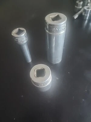 Vintage Snap On  1/2" Square Drive Deep Socket 6 Point Tool - Image 1 of 4