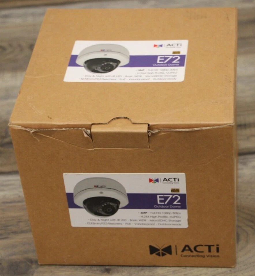 ACTi E72 Outdoor Dome HD 1080p 30fps - Image 1 of 4