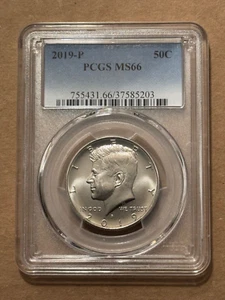 2019-P  Kennedy Half Dollars PCGS MS66 - Picture 1 of 2