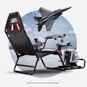 NEW Next level Home cockpit flight sim gaming chair drive foldable DCS F16 T300 - Picture 1 of 11