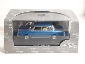 Starline 1:43 - Lancia 2000 - 1971 - metal blu -  mint - Foto 1 di 8