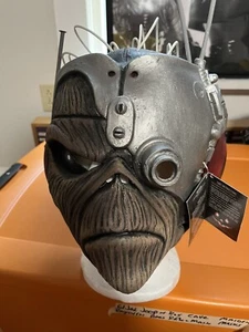 Iron Maiden Somewhere In Time Eddie Mask Trick or Treat Studios Halloween (LP CD - Picture 1 of 8