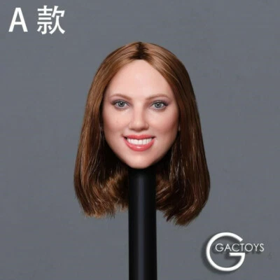 1/6 GACTOYS GC033A Scarlett Johansson Black Widow Head Sculpt Fit  action figure - Image 1 of 2