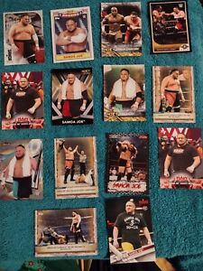 WWE AEW TNA SAMOA JOE CARD LOT ROOKIES