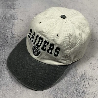 Vintage NFL Raiders Las Vegas Strapback Cap Hat Men’s One Size 90’s streetwear  - Image 1 of 4