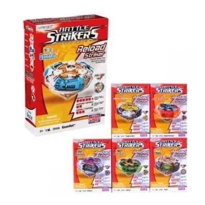 MEGA Bloks Battle Strikers Turbo Tops Reload Striker Series 1 Magnext Anime RARE - Image 1 of 4
