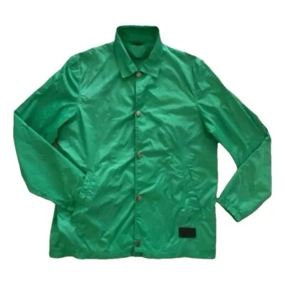 Acne Studios Tony Face Jacket Size 48, Fits like size M/L Medium or Large, Green - Image 1 of 4