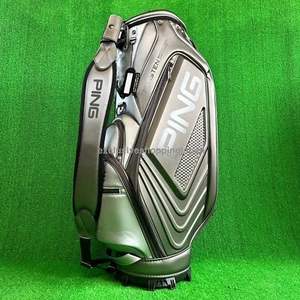 Ping Golf Tour Shaft Cart Bag 9.5in 3.9kg 5way 2025 Model Shoe Pocket Chrome New - Picture 1 of 18