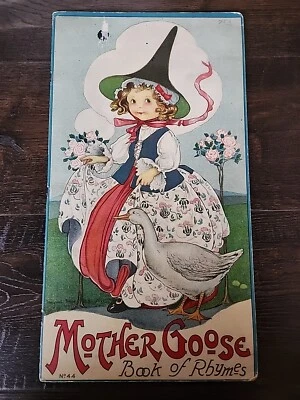 1916 Mother Goose Book of Rhymes No. 44 Stecher Litho~Margaret Evans Price*NICE* - Image 1 of 4