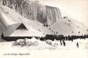Antique Postcard Niagara Falls View of the Ice Bridge Undivided Unposted - Picture 1 of 2