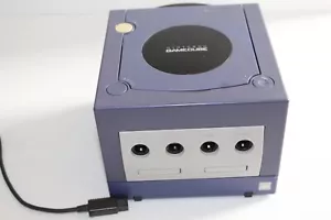 Nintendo GameCube DOL-001 Indigo Console W OEM Controller Cords Tested Working - Picture 1 of 11