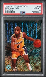 1994 Skybox Emotion X-Cited Nick Van Exel #20 Lakers Insert eBay 1/1 PSA 8 Pop 1 - Bild 1 von 20