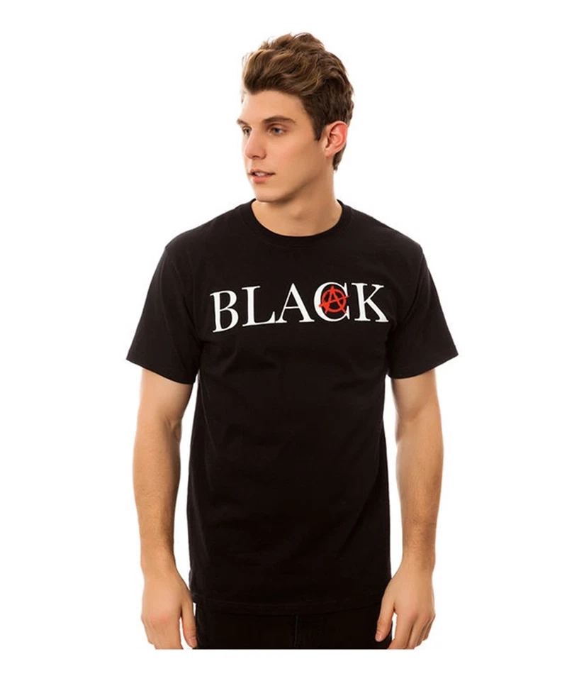 Black Scale Mens The Anarchy Logotype Graphic T-Shirt - Image 1 of 1