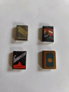 Miniatur Bücher Set 4 Stück Puppenhaus Wichtel - Bild 1 von 6
