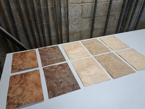 Wood Veneer Sample Pack - 10 PIECES 300mm x 210mm - for marquetry - BURRS - A4 - Picture 1 of 7