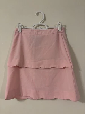 BCX Macy’s Straight Scalloped Tier Light Pink Skirt Women Juniors Size 1 - Image 1 of 3