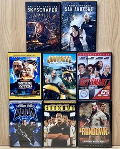Dwayne Johnson DVD Lot – San Andreas, Skyscraper, Journey 2, Get Smart + More - Picture 1 of 5