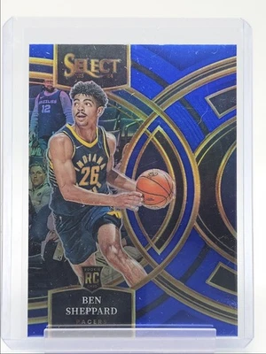 BEN SHEPPARD 2023-24 SELECT PREMIER LEVEL ROOKIE BLUE PRIZM PACERS RC Q3813 - Image 1 of 2
