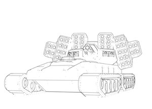 Marksman M1 MBT | 6mm Maßstab 1:285 Fahrzeug | Battletech Miniatur - Bild 1 von 1