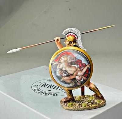 THOMAS GUNN ANCIENT GREEKS SPARTAN THRUSTING SPEAR Metal Figure NOS - Image 1 of 4