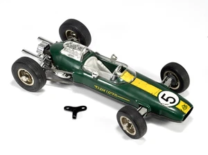 Vintage Schuco 1071 Lotus Formel 1 Clockwork Race Car Germany 1960`s with Key - Picture 1 of 14