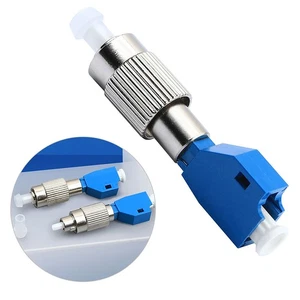Adaptateur convertisseur hybride LC femelle vers FC mâle pour fibre optique - Picture 1 of 7