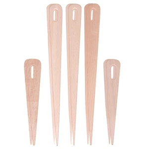 Herramientas artesanales para tejer tapices 10 piezas - agujas de madera de ojos grandes para macramé de hilo - Imagen 1 de 12