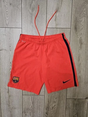 BARCELONA 2014 2015 AWAY FOOTBALL SHORTS SOCCER SHORTS M NIKE - Image 1 of 4