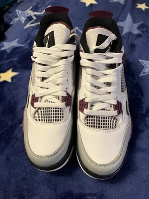 Talla 8.5 - Jordan 4 Retro x Paris Saint-Germain Burdeos 2020 Foto 1 de 4