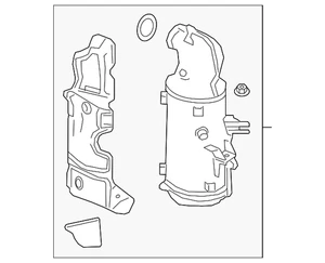 Genuine GM Oxidation Catalytic Converter 55496390 - Picture 1 of 6