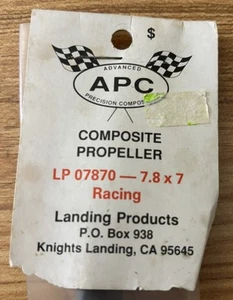 APC COMPOSITE PROPELLER #LP 07870 NEW IN PACKAGE RACING - Picture 1 of 2