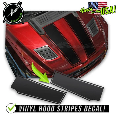 Hood Blackout Racing Stripes 8 - Fits - 2019 and up Ram 1500  - Изображение 1 из 4