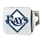 Fanmats MLB Tampa Bay Rays 3D Color on Chrome Metal Hitch Cover Del. 2-4 Days