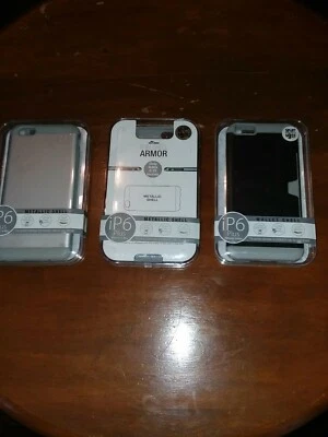 I Phone 6+ Metallic Shell Armor Case - Image 1 of 4
