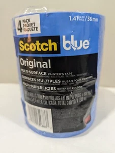 Scotch Painter's Tape Original Multi-Surface, Blue - 4 Pack - Picture 1 of 3