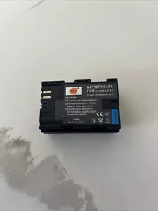 Replacement Li-ion Battery Pack for Canon LP-E6 TESTED AND WORKING PROPERLY!!! - Picture 1 of 3