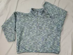 EUC - Vintage ORVIS 1/4 Zip Fleece Lined Knit Sweater Pullover Large Men's - Picture 1 of 11