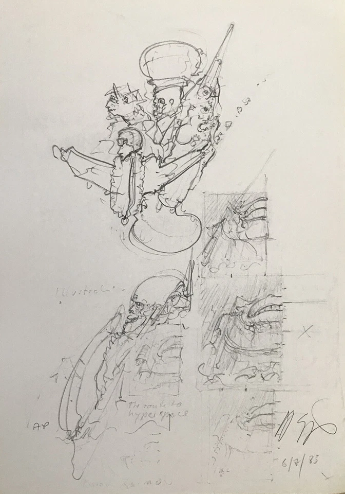 GIGER POLTERGEIST II signed print from Biomechanics Ltd Book AP/300   Version #3 - Image 1 of 1