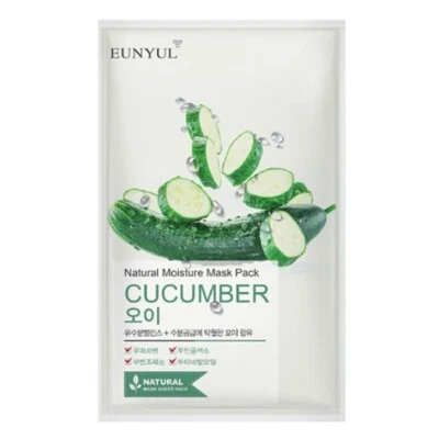 EUNYUL Natural Moisture Mask Pack Mask Sheet Cucumber 22ml *10EA Hydrates Skin - Image 1 of 4