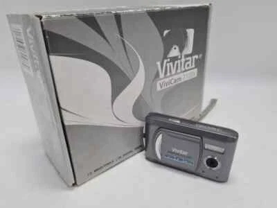 Vivitar Digital Camera Vivicam 7100s 7.0MP Silver Tested BOXED - Image 1 of 3