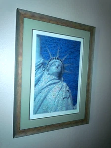 Neil Farkas Liberty Seriolithographie (2003) Artist Proof 84/100 23" x 15" GERAHMT - Bild 1 von 5